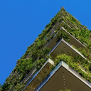 Edificio con plantas